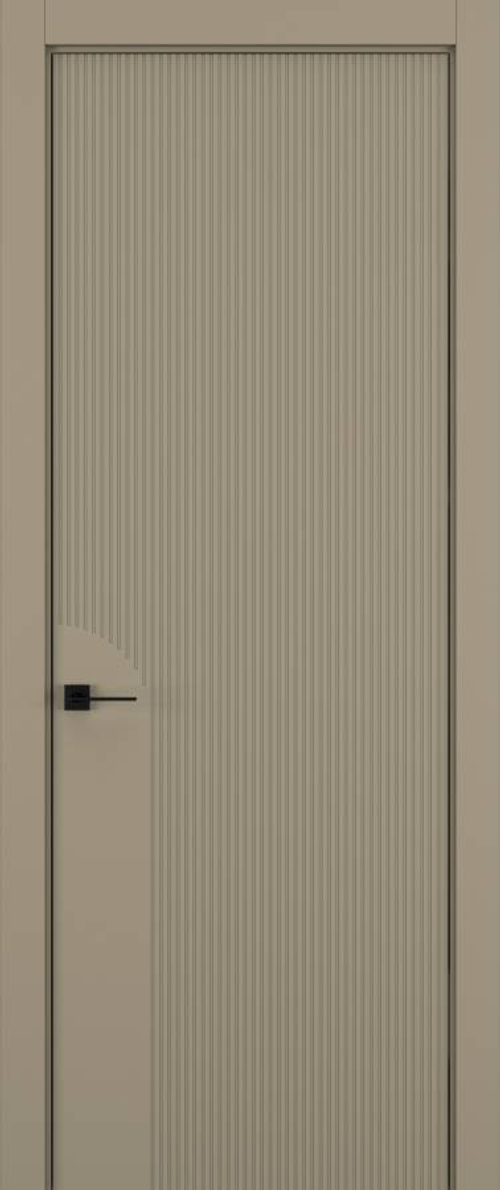 Дверь 2 VERTICAL Матовый Серо-бежевый