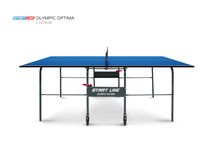 Стол теннисный Olympic Optima Синий с сеткой
