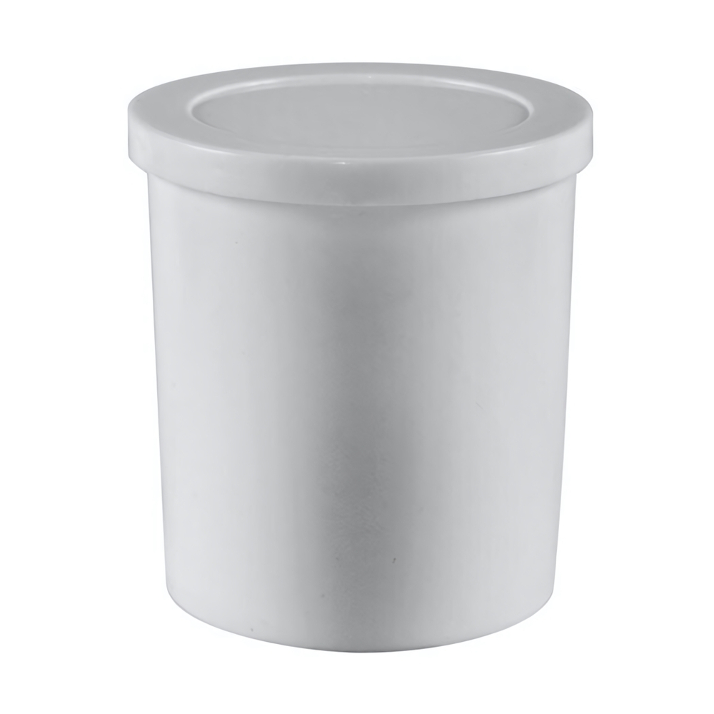 Банка 300 гр с герметичной крышкой (высокая) - белая