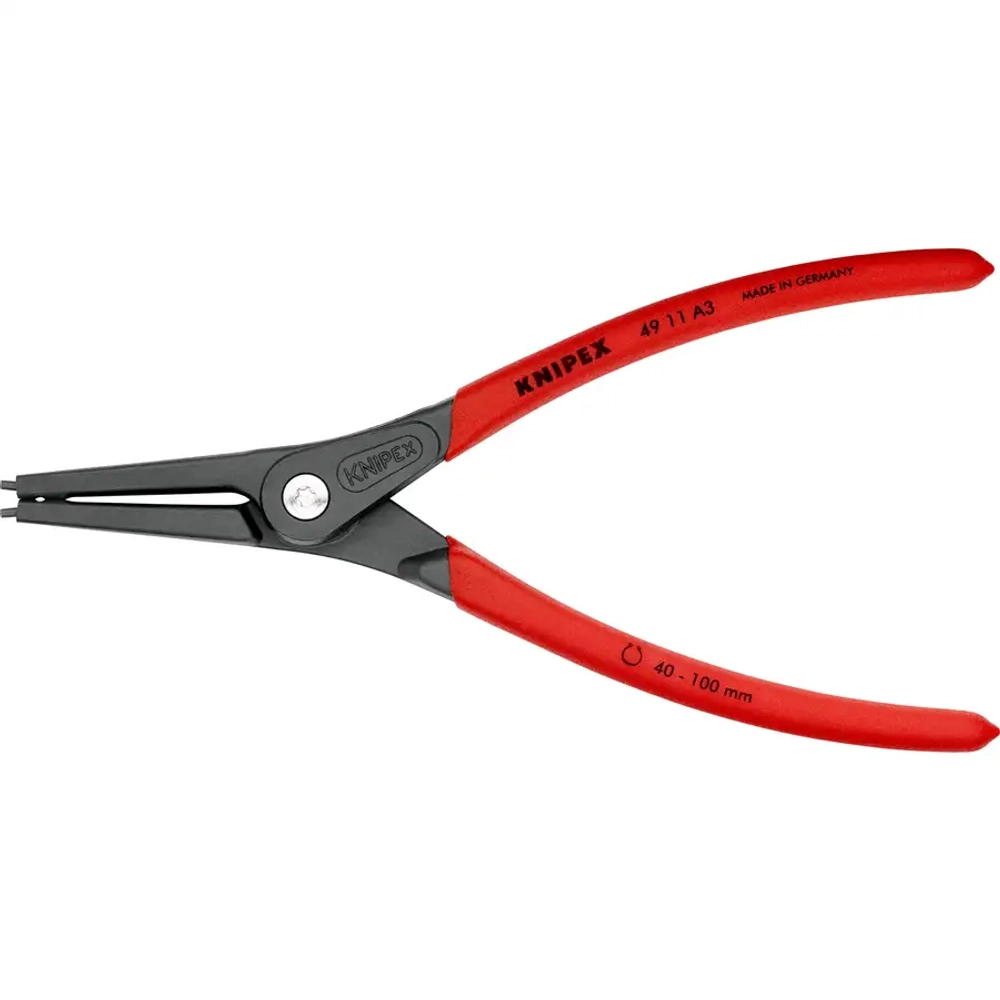 Прецизионные щипцы для стопорных колец черненая 225 мм Knipex 49 11 A3 SB