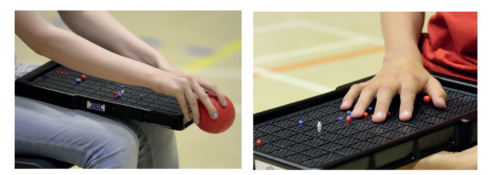 Бочча для незрячих, тактильная, сетка