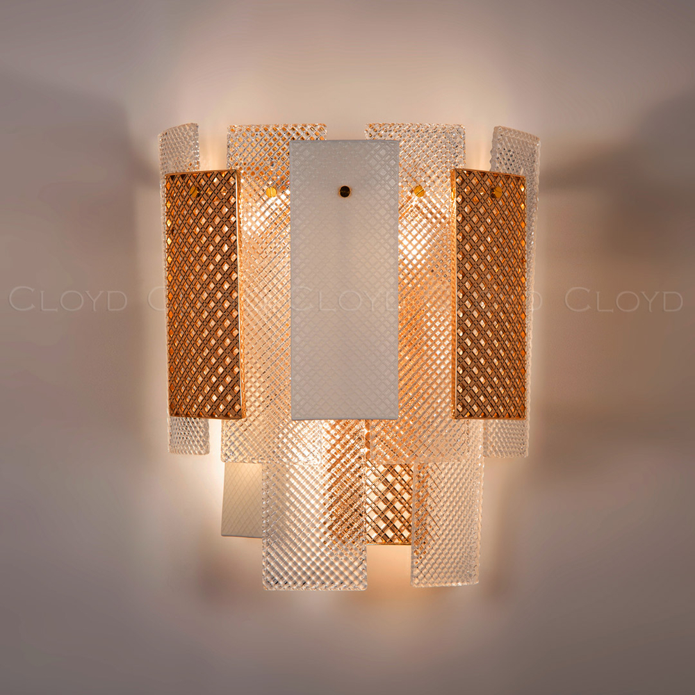 Бра Cloyd PIANOLA W4 / выс. 35 см - золото (арт.20226)