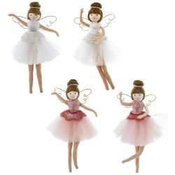 GAEM Изделие декоративное подвесное "Девочка-ангел", L7,5 W9 H19 см, 4в.