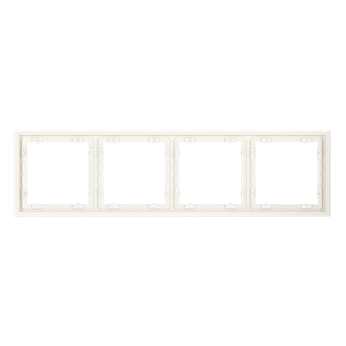 Рамка пластиковая VOLTUM S70 на 4 пост, (хлопок)