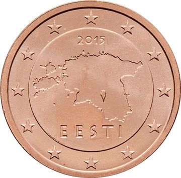 2 евроцента 2015 Эстония (2 euro cent)