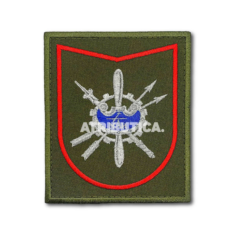 Нашивка ( Шеврон ) На Рукав МАИ Приказ №300 Красный Кант / Оливковая | ATRIBUTICASTORE.RU
