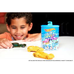 Hot Wheels Color Reveal - набор из 2 автомобилей с изменением цвета Сюрприз GYP13