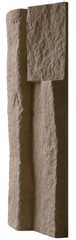 Декоративная колонна КАМЕНЬ из полиуретана PU COLUMN STONE 1200х500х90mm