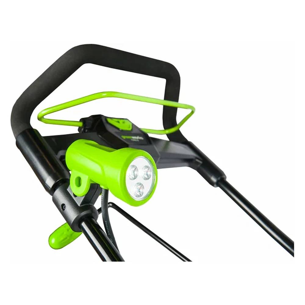 Аккумуляторный снегоуборщик Greenworks GD40STK5