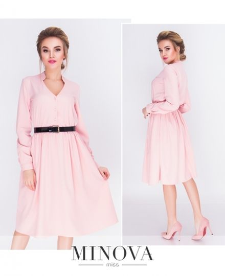 Платье 3092-пудра Minova Фото 1