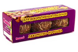 Медово-зерновые шарики лакомство-игрушка служит прекрасным развлечением в клетке, а так же вкуснейши