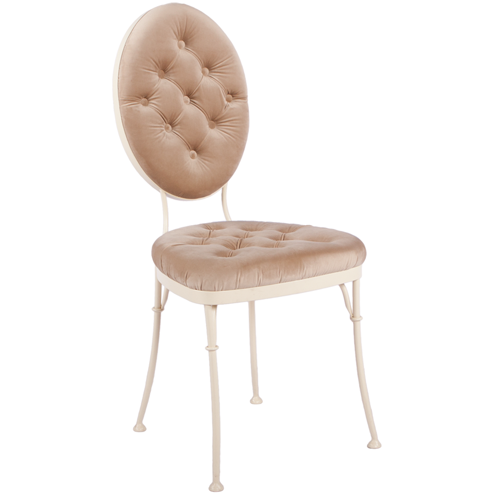 Стул кованый Аделаида Айвори Того Карамель