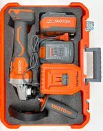 Болгарка Yaoto BS52128, бесщёточная, 2 аккумулятора, 6Ач в кейсе