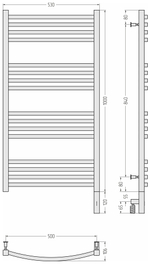 Сунержа Аркус 3.0 1000х500 МЭМ правый