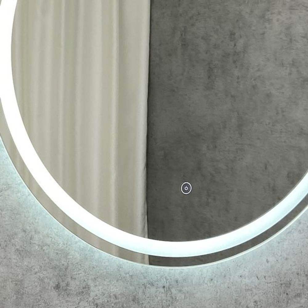 Зеркало Comforty Круг-75 LED-подсветка, бесконтактный сенсор 75*75