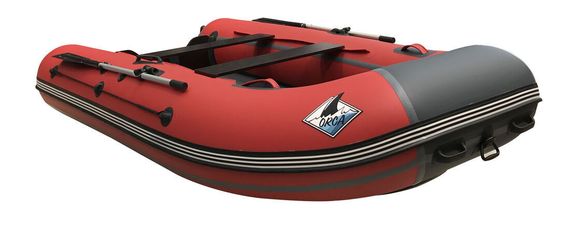 Лодка ПВХ ORCA 340 НДНД красный/темно-серый