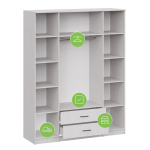 Шкаф Woodville Валетта ясень анкор светлый