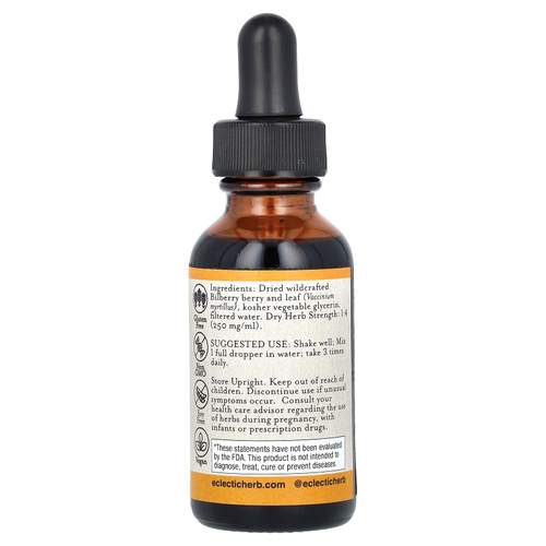 Eclectic Herb, Экстракт черники, 250 мг, 30 мл (1 жидк. Унция)