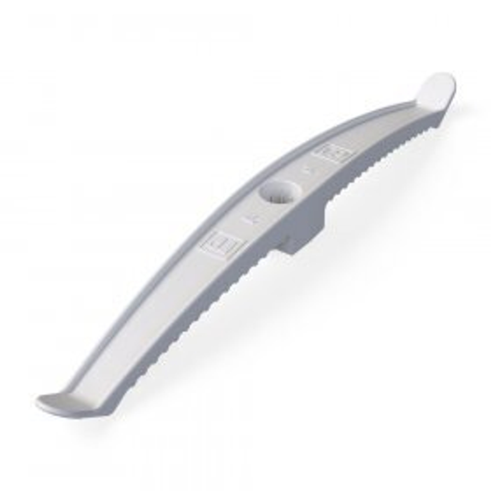 Держатель кабеля двусторонний для прямого монтажа серовато-белый (20шт/120шт уп/кор) Промрукав