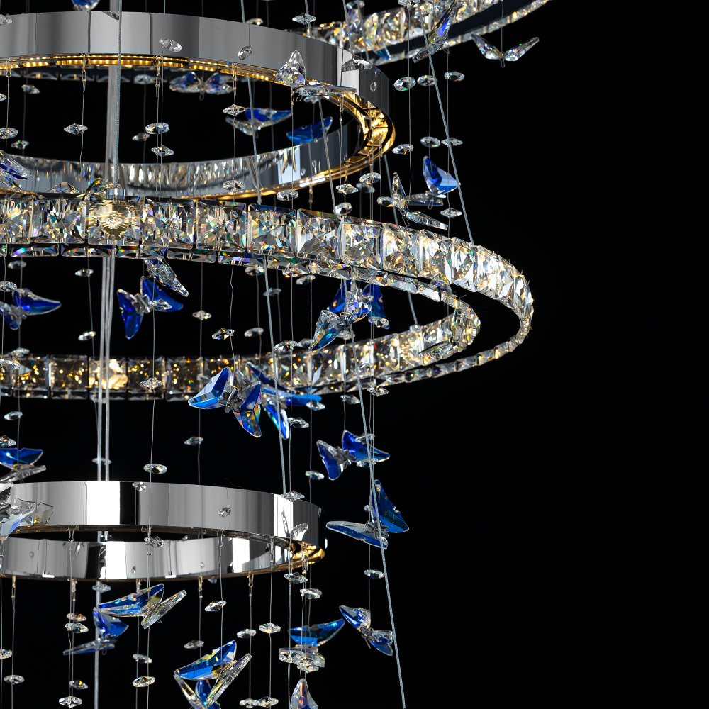 Citilux ETERA CL322090 LED Люстра хрустальная с пультом