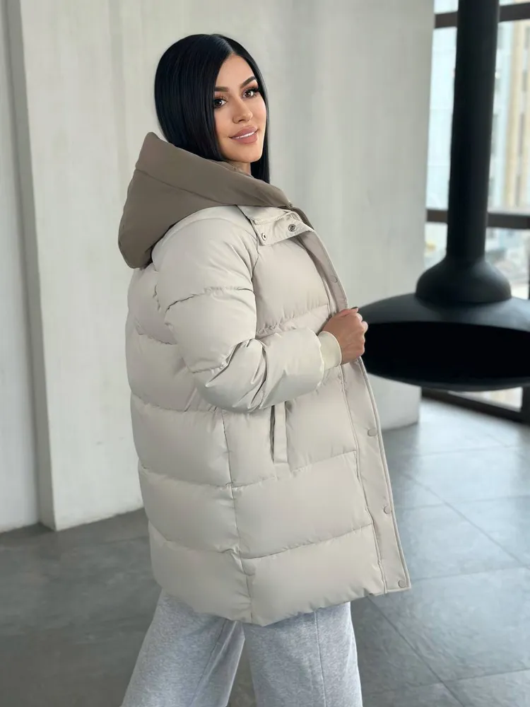 Куртка-пуховик А868 Фабрика Моды