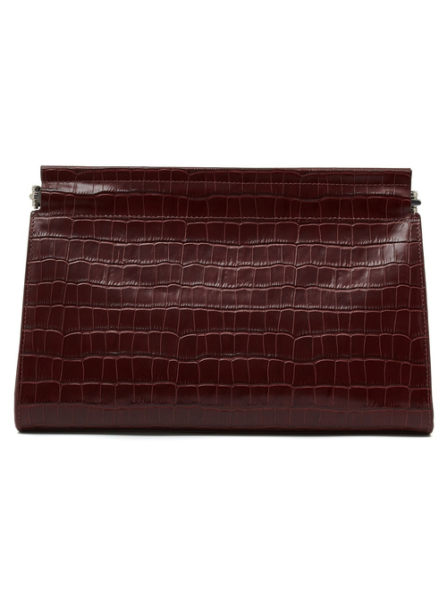 Клатч VERONA шоколадного цвета