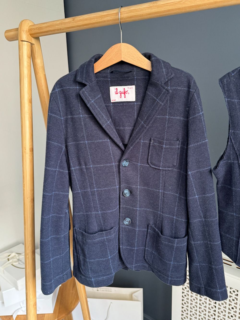 Хлопковый пиджак с жилетом Il Gufo, 140