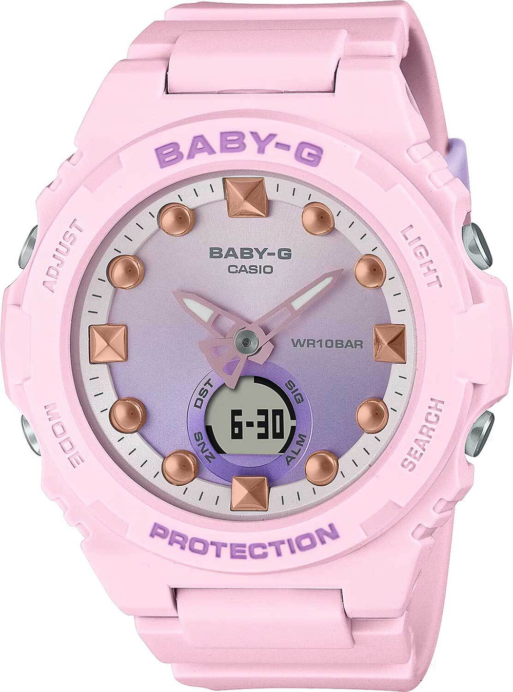 Японские наручные часы Casio Baby-G BGA-320-4A с хронографом