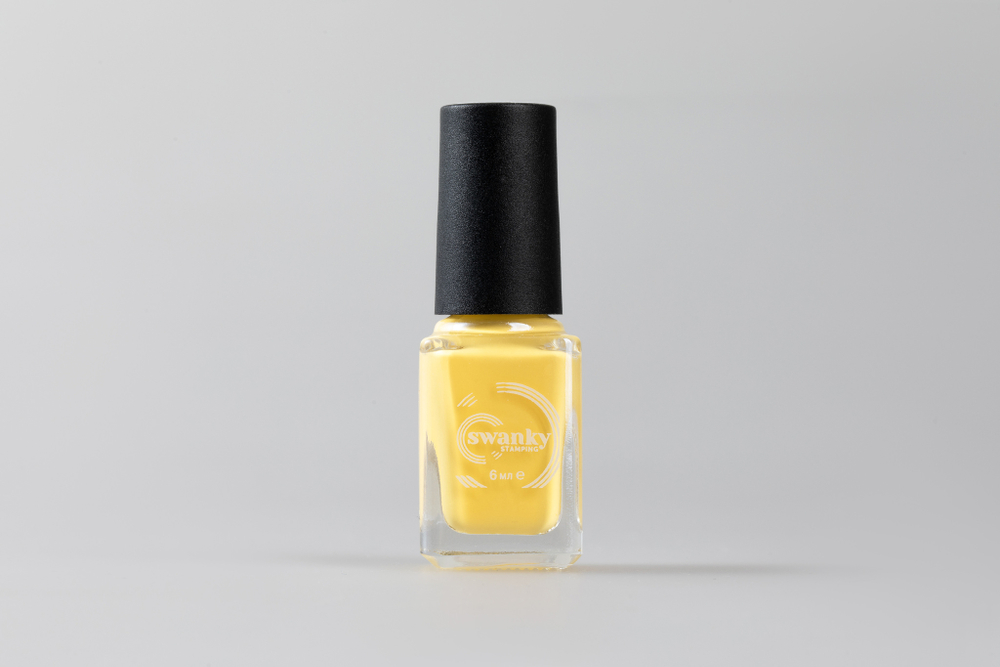 Swanky Stamping, Лак для стемпинга S73 - Пыльно-желтый (6 мл)
