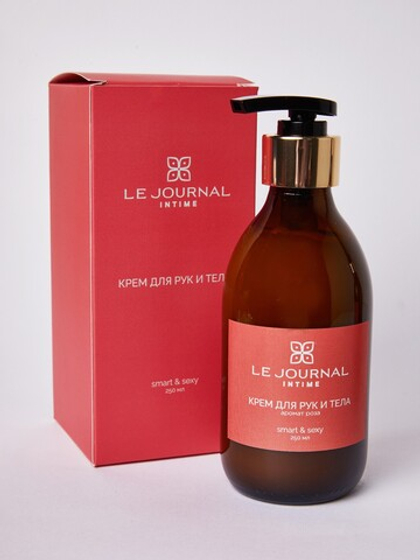 Крем "Роза" для рук и тела (коралловая упаковка)