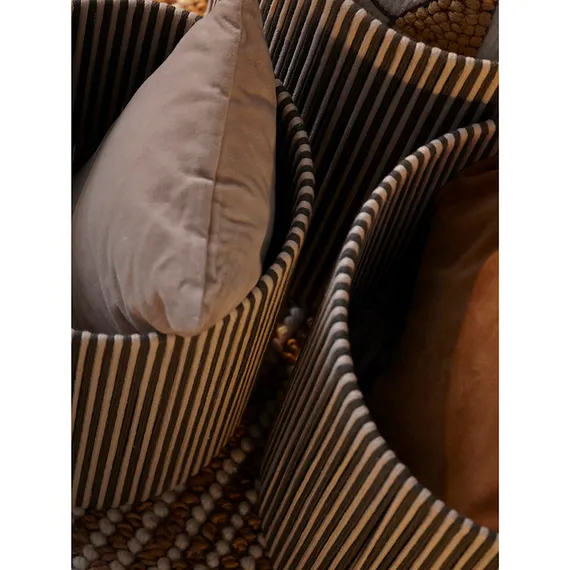 Корзина плетеная dholak grey из коллекции ethnic, размер m