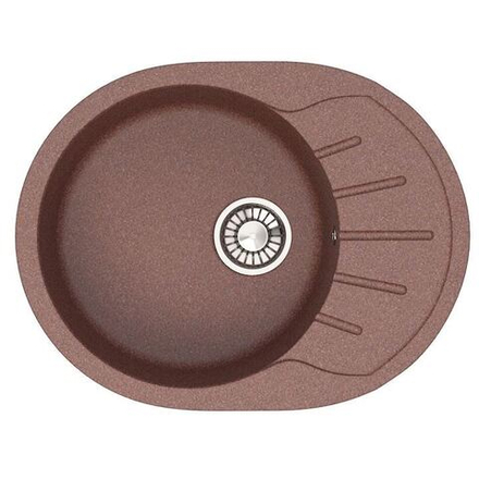 Кухонная мойка GLANZ J010-G37 575х440мм Терракот
