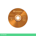 DVD-R диск Verbatim 4.7Gb 16x Slim case Color 5шт (43557)