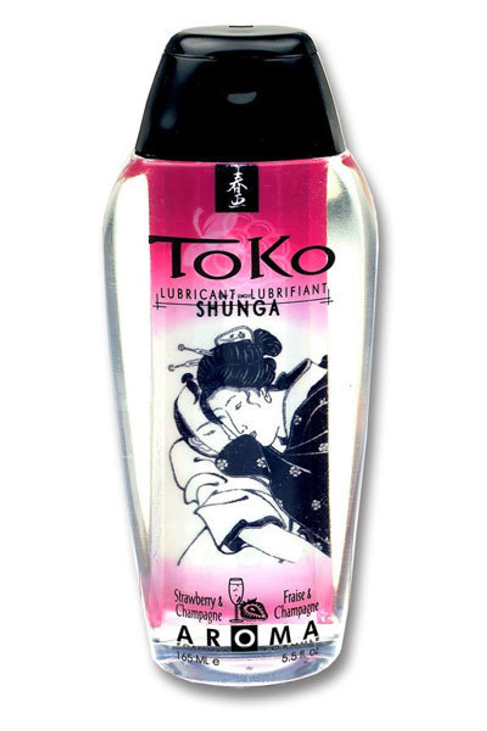 Лубрикант на водной основе Shunga – клубника и шампанское, 165 мл