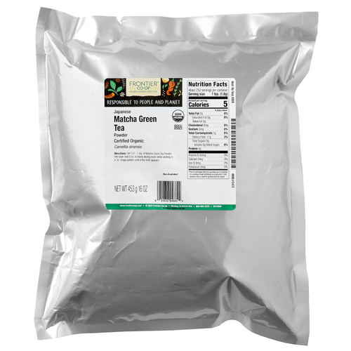 Frontier Co-op, Japanese, Matcha Green Tea Powder, 16 oz (453 g)