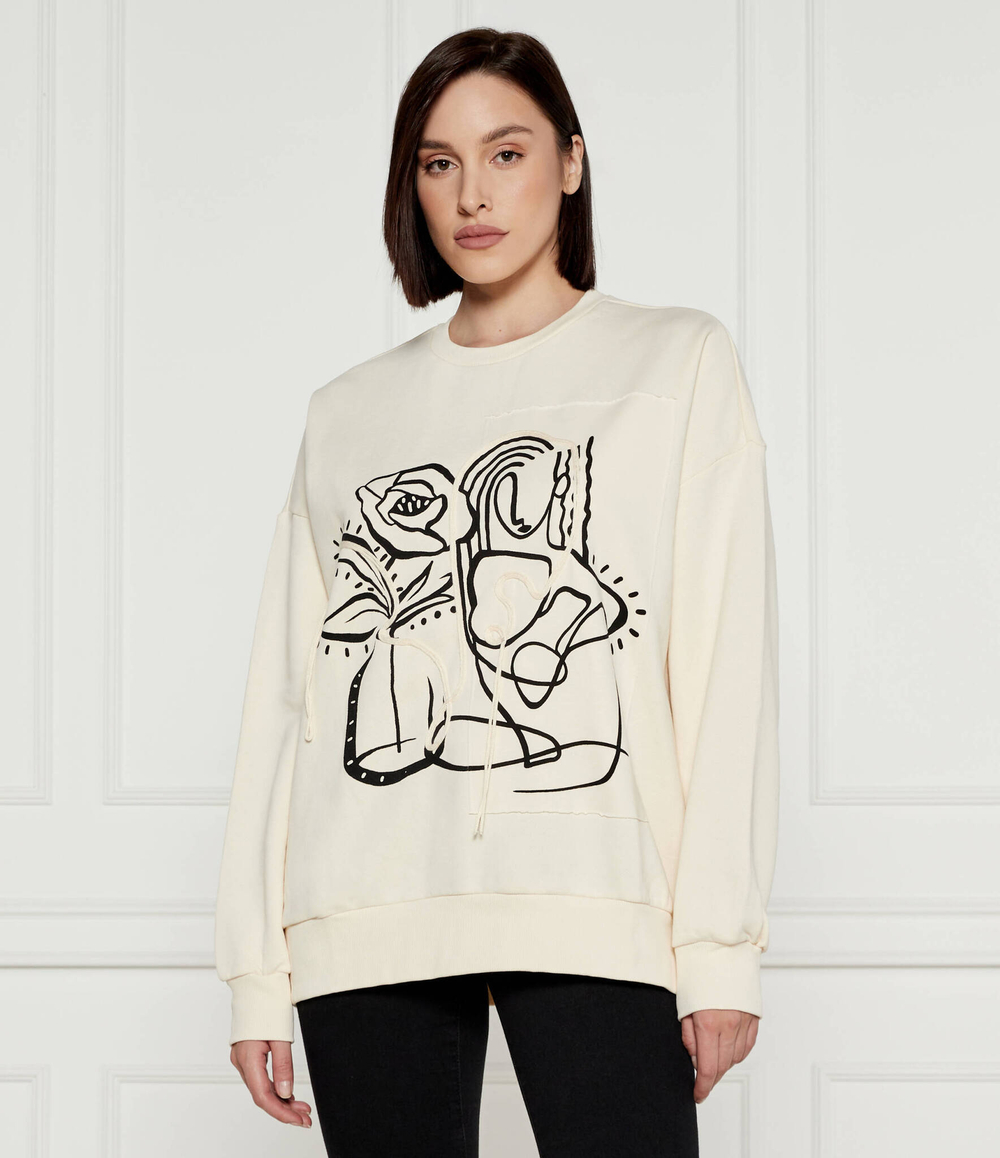 Худи Desigual - экрю(24WWSK06)