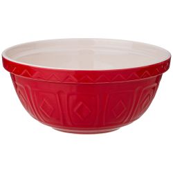 САЛАТНИК ДЛЯ СМЕШИВАНИЯ И СЕРВИРОВКИ LEFARD "KITCHEN PASSION" 23 СМ КРАСНАЯ (КОР=8ШТ.)
