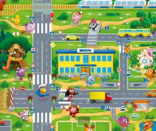 Фотообои Дорожная азбука 204 * 194 см 6 л