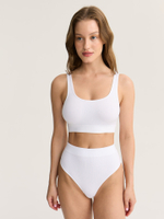 Бесшовные трусы с высокой посадкой