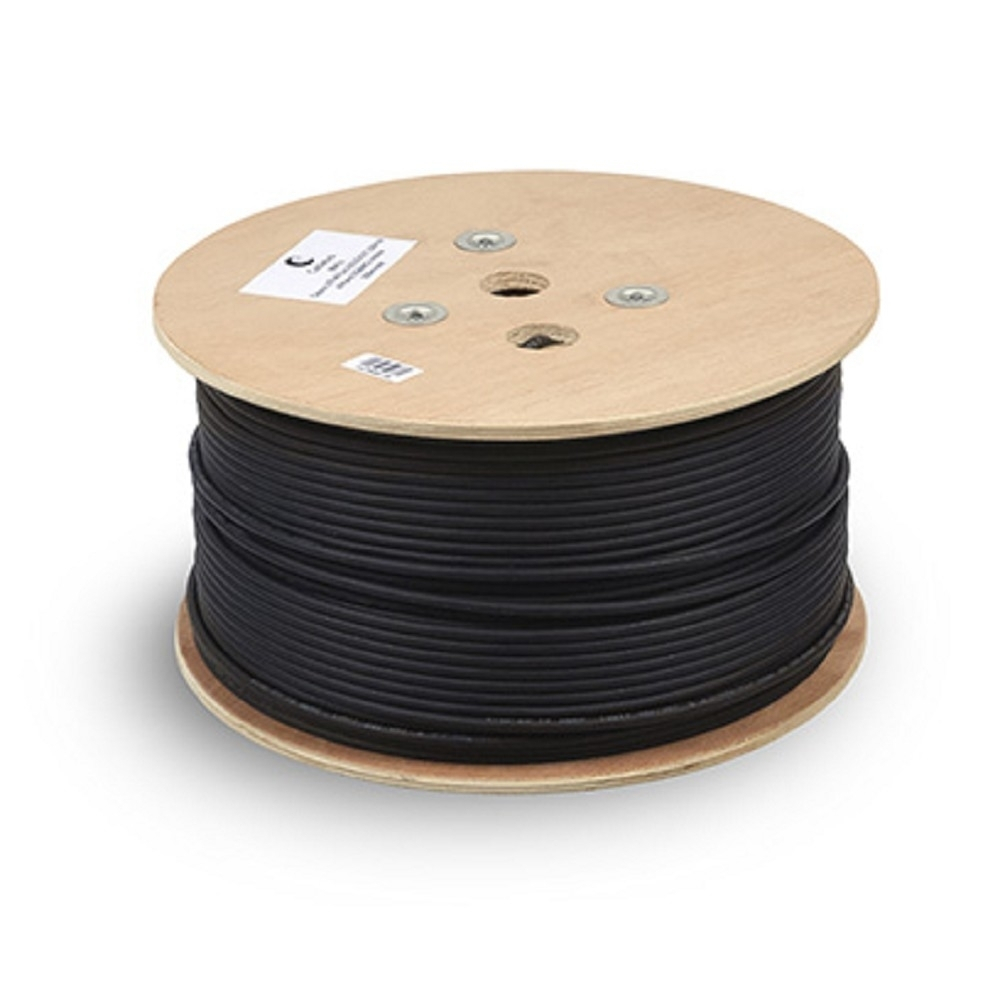 Витая пара Cabeus UTP-4P-Cat.5e-SOLID-OUT-PE-UV Кабель витая пара U/UTP 5e кат. 4 пары (24 AWG), одножильный, для внешней прокладки, PE-UV (305 м)