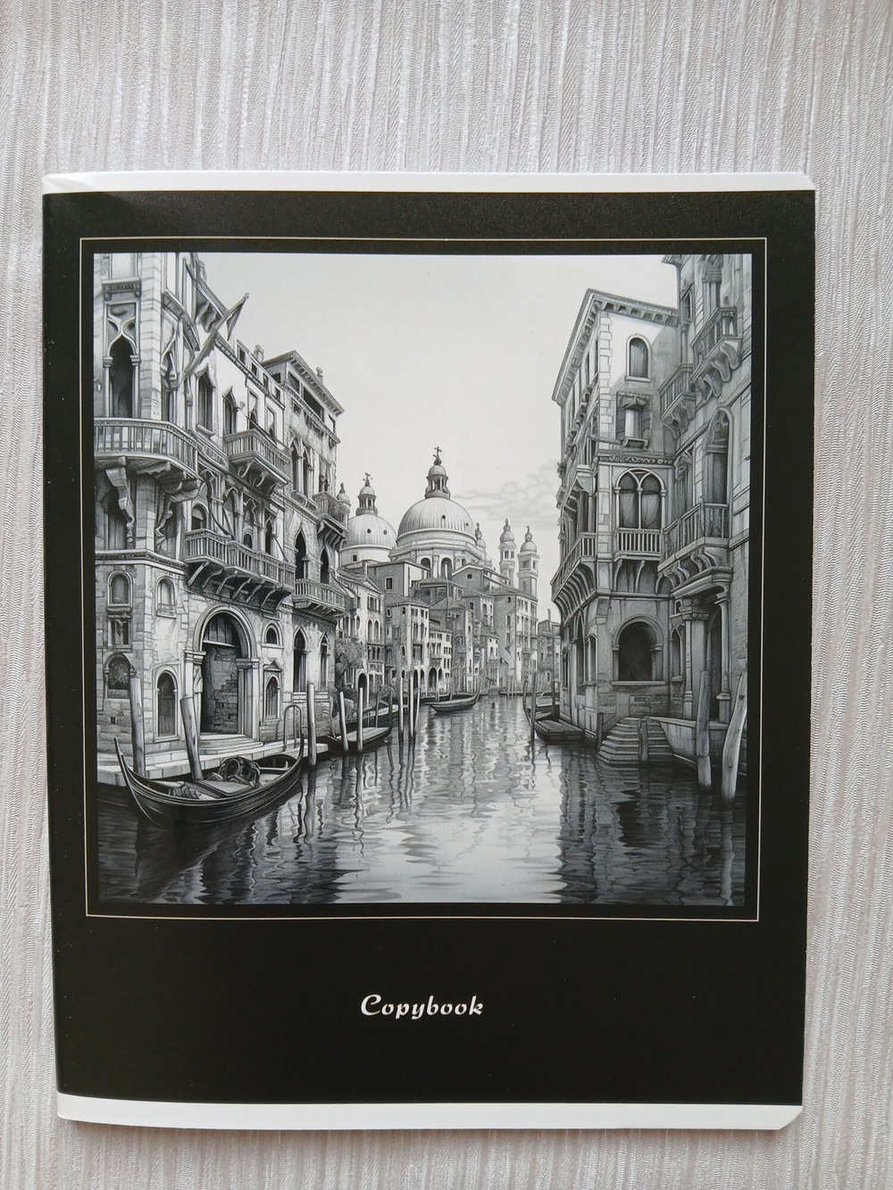 Тетрадь 48 листа А5+.  "Города", общая, клетка. Формат А5+ (163*203 мм). Арт.120030. С полями. Комплект 5 шт.