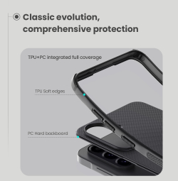 Чехол усиленный от Nillkin c встроенным круглым магнитом для Samsung Galaxy A56 5G, серия Super Frosted Shield Pro Magnetic Case