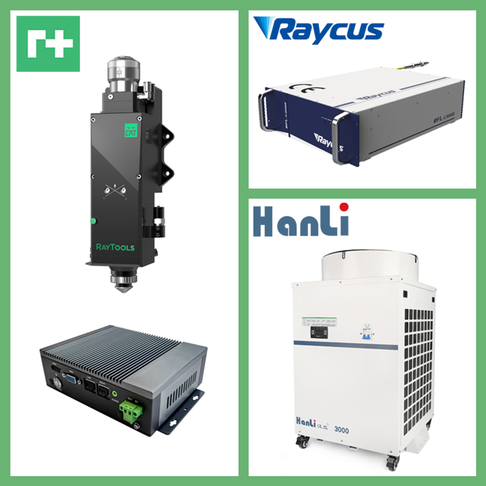 Комплект для увеличения мощности до 3 кВт и/или замены ЧПУ для лазерной резки (BS03K CAT + XC3000S + HL-3000-QG2/2 + RFL3000-CE)