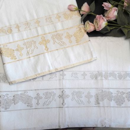 Полотно Крестильное "Виноградная лоза"