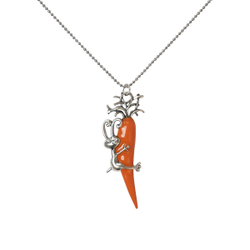 "Морковкин" подвеска в серебряном покрытии из коллекции "Позитивчики" от Jenavi