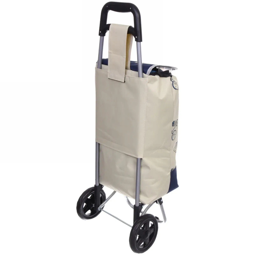 Тележка хозяйственная с сумкой (88*34*30см, колеса 15см,грузоподъемность до 25 кг) велопрогулка DC-308A