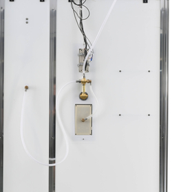 Душевая кабина AvaCan (АваКан) V2810LED с низким поддоном, с ГМ, с электрикой и LED освещением, 100х80х220