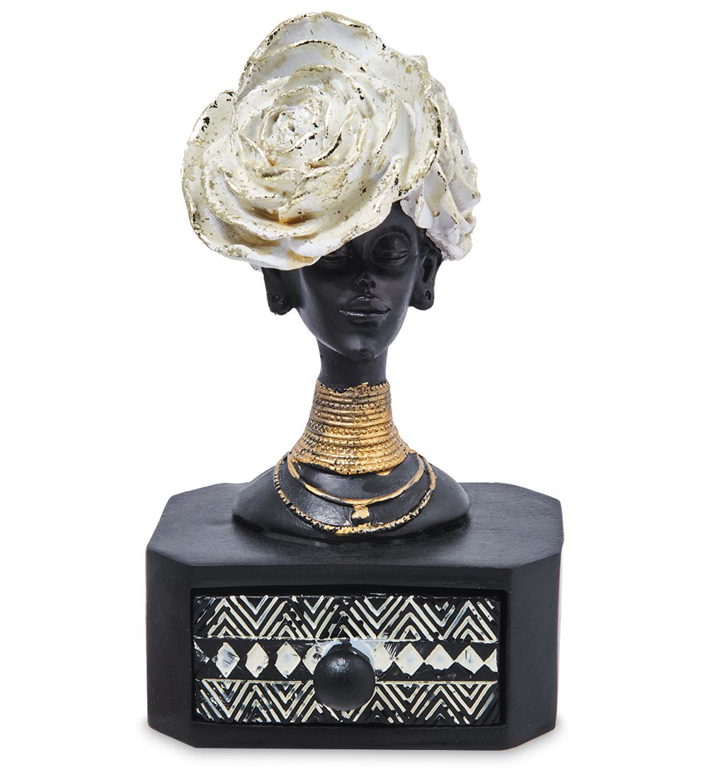 MN-196/1 Статуэтка-шкатулка «Африканка»