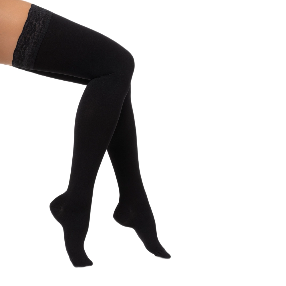 Чулки ИНТЕКС 2 класс компрессии для широкого бедра