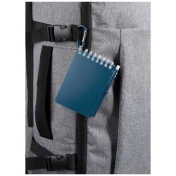 Lig Mini набор из блокнота в мягкой обложке из переработанного пластика и шариковой ручки (синие чернила)